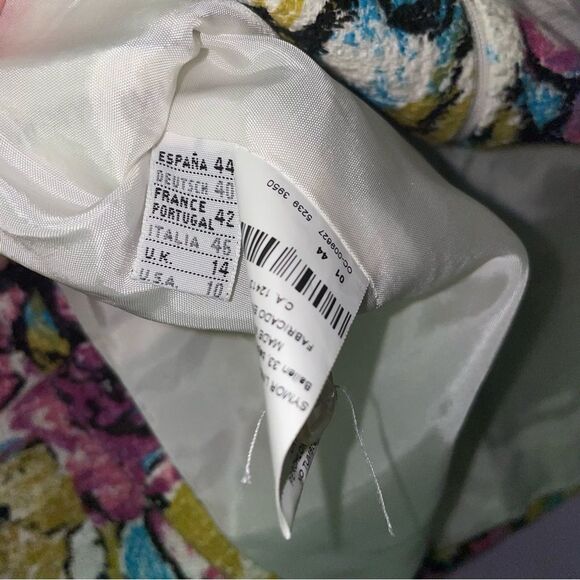 Simorra Barcelona Size 10 Jacket Stand Collar Zipper Blazer Art to Wear - Picture 6 of 9